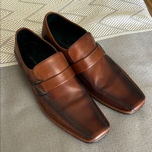 Kenneth Cole Brown Leather Men's Loafers w/ box